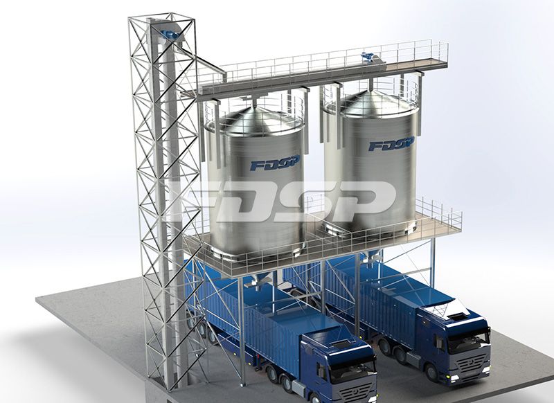 成品散裝鋼板倉(cāng)工程